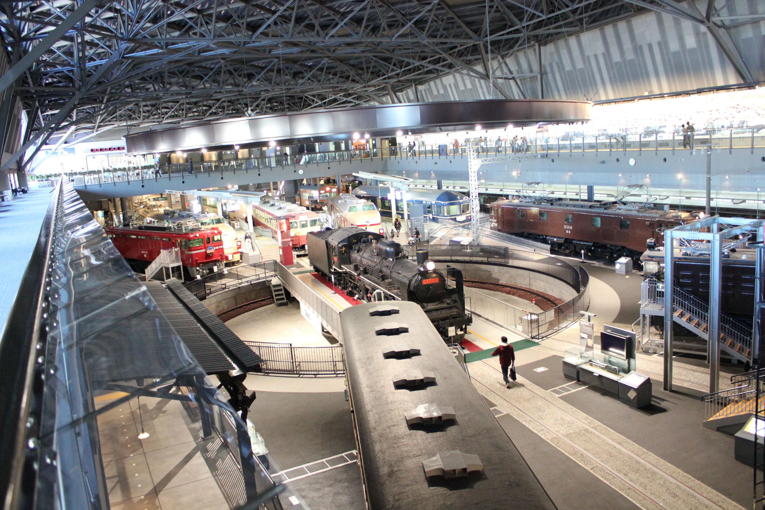 鉄道博物館2Fからの写真