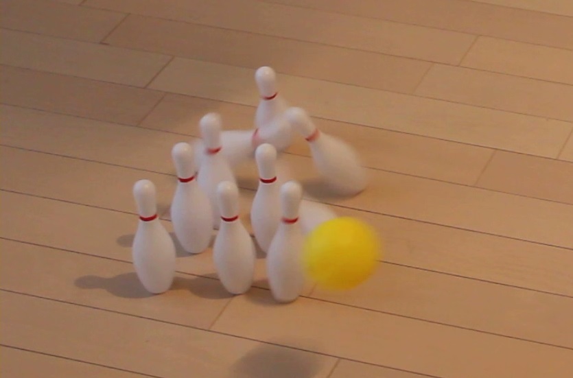 100均で買ったボーリングセット