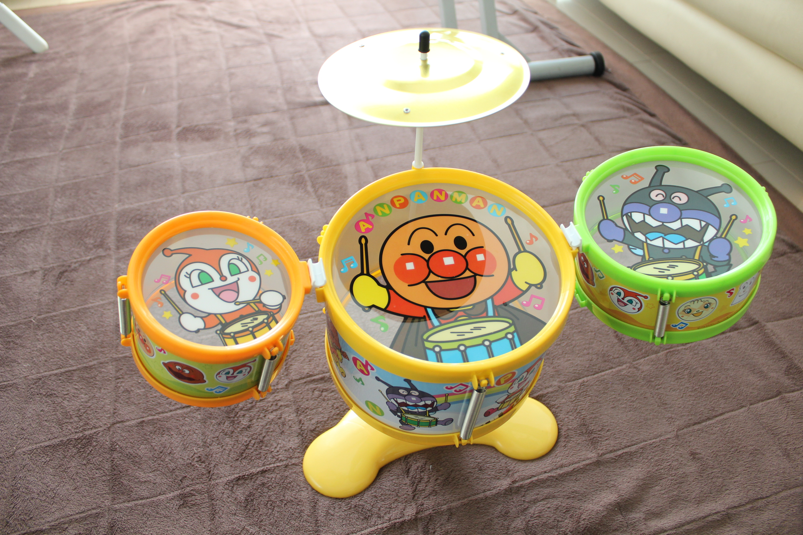 アンパンマンおおきなドラムセット