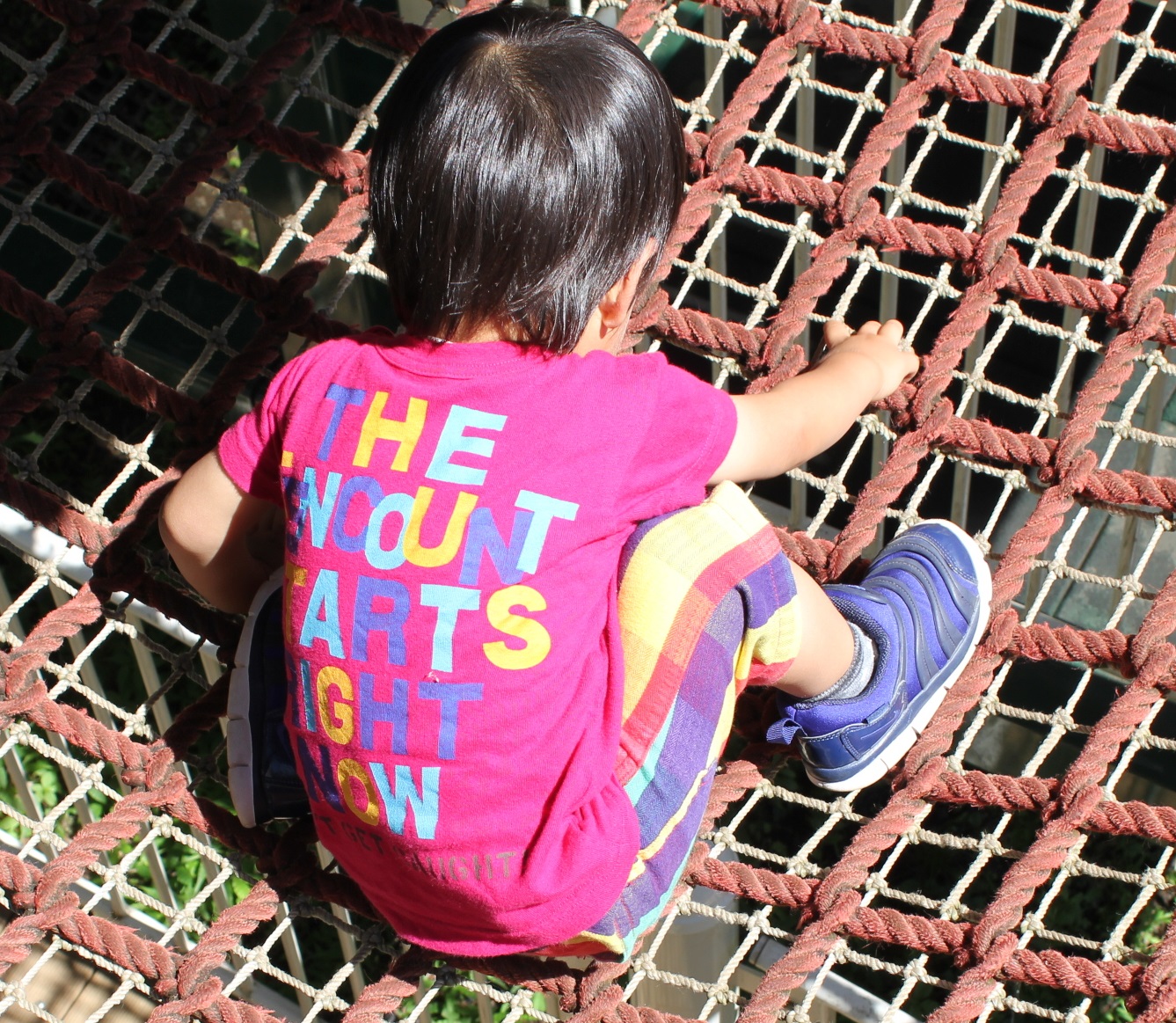 NIKEダイナモフリーでアスレチック