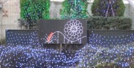 観覧車の電飾アート
