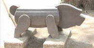 木豚（オブジェ）の写真