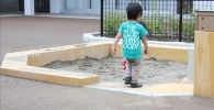 遊具広場のお砂場の写真