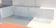トイレ隣の足洗い場