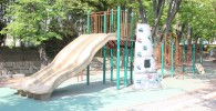 トリプル滑り台。小学生以上向けの遊具
