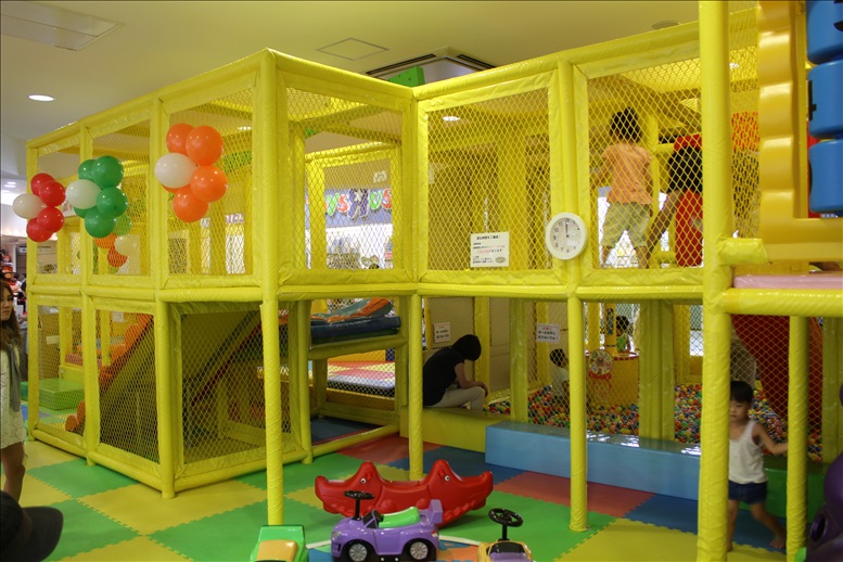 アドベンチャーアイランドの2階建て構造