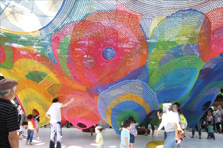 幼児向けキッズスペース（ネットの森）