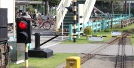 水平式のミニ踏み切り