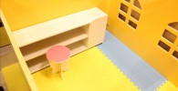 ちいさなごっこハウスの中