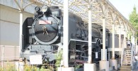 交通遊園に展示されているD51蒸気機関車