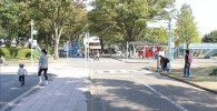 交通公園の道路の様子