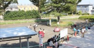 100円で乗れる電気自動車の広場