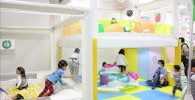 ゆうキッズの室内ジャングルジム