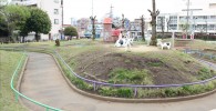 萩中公園のサイクリングコース（牧場）
