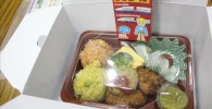 プラレール弁当の中身
