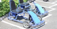 用意されている青いゴーカート