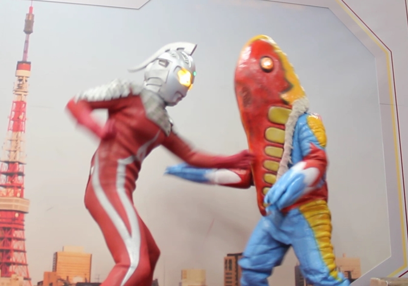 ウルトラセブンとメトロン星人のバトル