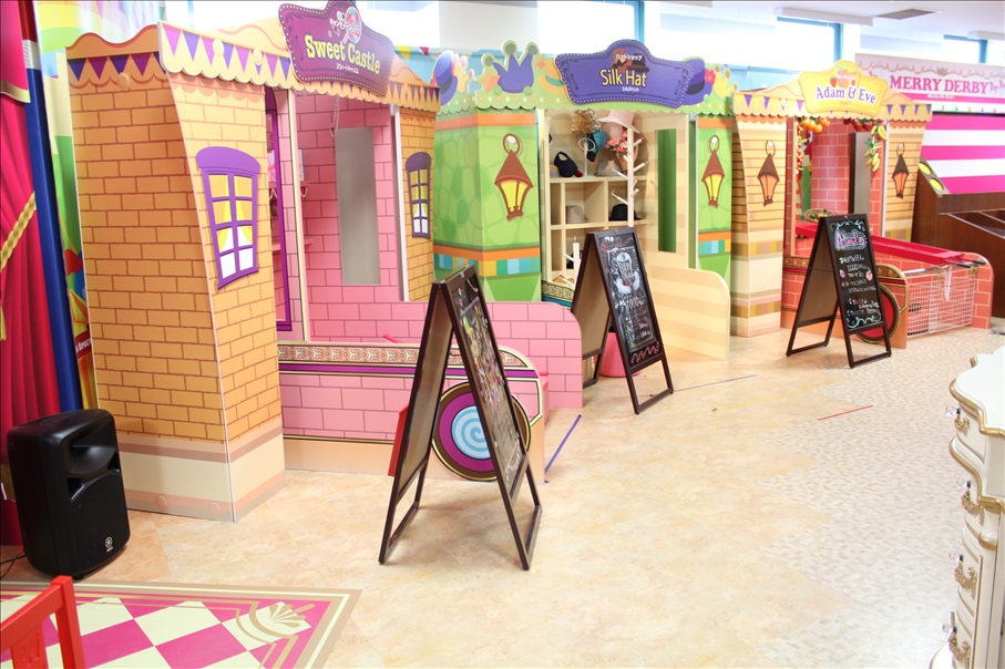 キルメスタウン内のゲームコーナーの様子