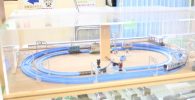 プラレールのジオラマ