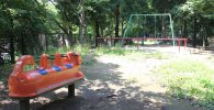 平和の森公園遊具広場の様子
